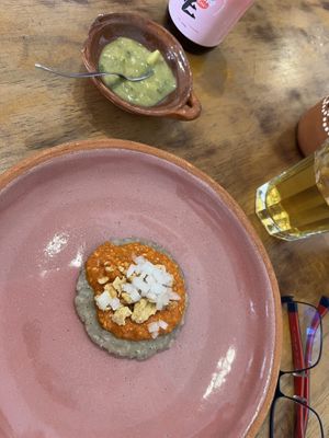 Appetizer courtesy of the chef  at Na Tlali - Reforma in Mexico City