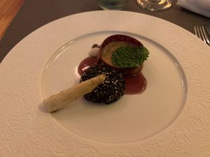 Gnocchi and puré  at Em Carne Viva in Porto