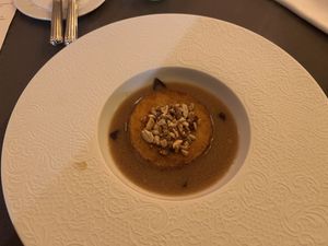 Soup with potato  at Em Carne Viva in Porto