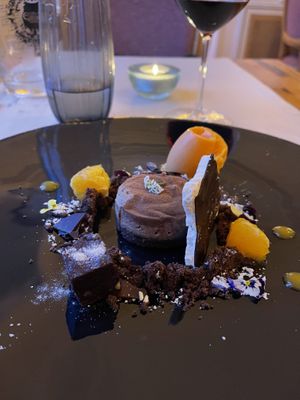 Vegan chocolate dessert   at Em Carne Viva in Porto