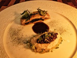 Folhado de Aipo e Espinafre. at Em Carne Viva in Porto