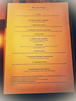 Full menu. at Em Carne Viva in Porto
