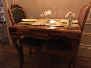 Table for two at Em Carne Viva in Porto