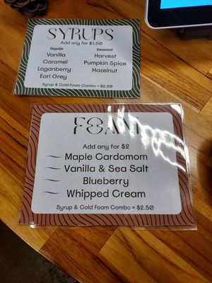 They make their own cold foam. at Sevens in Buffalo