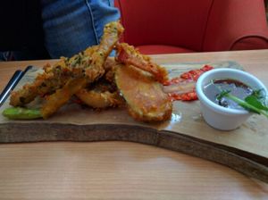 Vegetables Tampura at Jacobs on the Mall in Cork