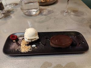 Chocolate mousse at Jacobs on the Mall in Cork