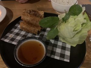 Spring rolls  at Brother Bon in Northcote