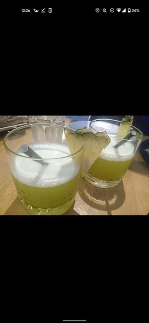 Melon and pineapple cocktail at Brother Bon in Northcote