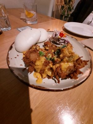 Chicken bao buns at Brother Bon in Northcote