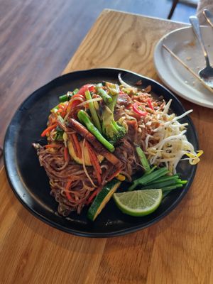 Pad Thai with duck at Brother Bon in Northcote