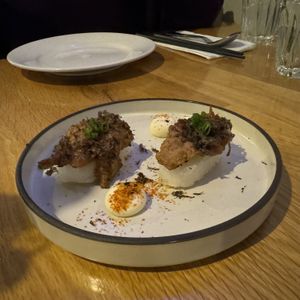 Truffled Wagyu Nigiri  at Brother Bon in Northcote