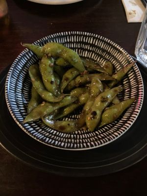Garlic edamame at Brother Bon in Northcote
