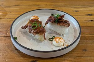 Wagyu Nigiri at Brother Bon in Northcote
