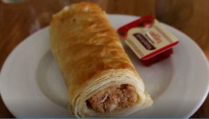 Sausage roll at Brother Bon in Northcote