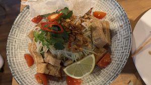 Papaya tofu salad  at Brother Bon in Northcote