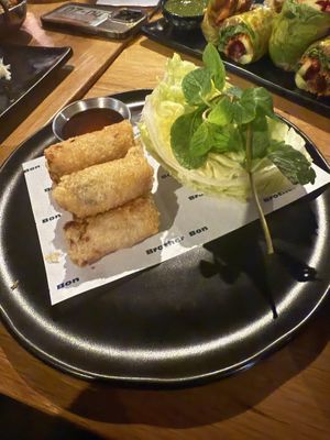 Netted Spring rolls   at Brother Bon in Northcote