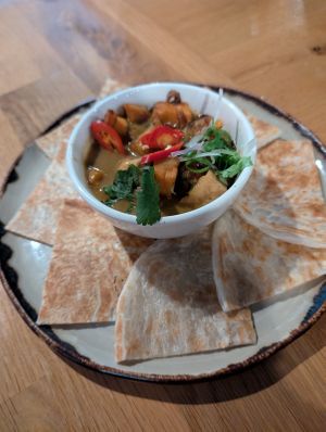 Chicken Curry with Roti   at Brother Bon in Northcote