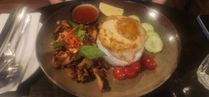 Chicken coconut rice at Brother Bon in Northcote