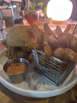 Crispy Buttermilk Chicken Burger  at Brother Bon in Northcote