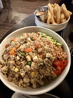 Vietnamese Fried Rice and Chips  at Brother Bon in Northcote