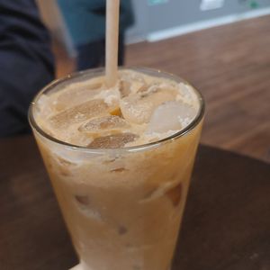 Iced coffee at Brother Bon in Northcote