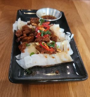 BBQ char siu cheung fun at Brother Bon in Northcote