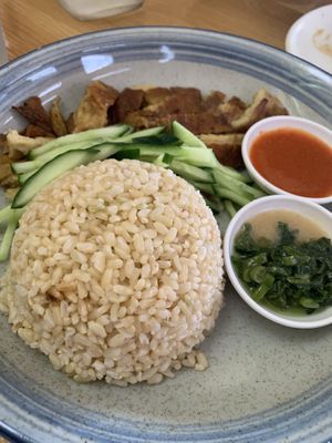 Hainan chicken rice   at Brother Bon in Northcote