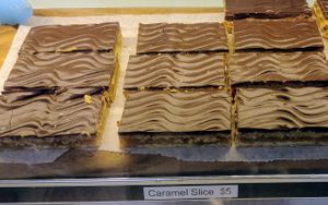 Caramel slice at Brother Bon in Northcote