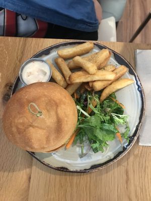 Burger from the new menu - yum! at Brother Bon in Northcote