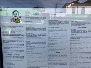 Menu 1 at Brother Bon in Northcote