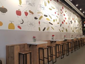 high seatings: not accessible at Urban Salad in Amsterdam