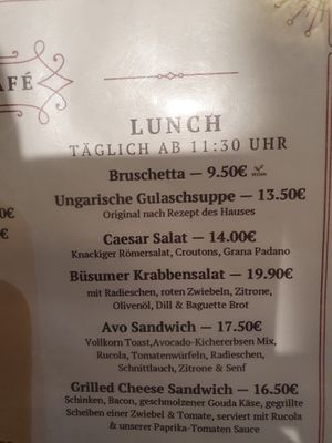  at Roncalli Grand Café in Hamburg