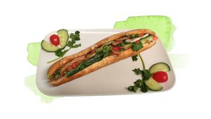 vegan banh mi at VegeViet  in Turku