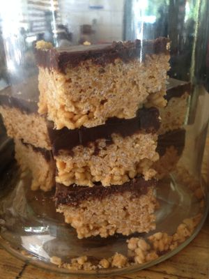 Snack bars - rice krispie treats at Conscious 108 in Johannesburg