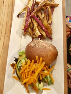 Burger  at Conscious 108 in Johannesburg