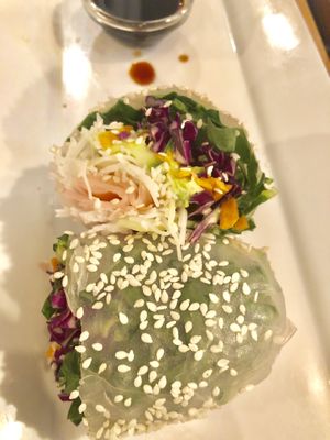 Rainbow roll at Conscious 108 in Johannesburg
