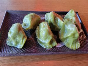 Vegetable dumplings at Nana's Dim Sum and Dumplings in Aurora