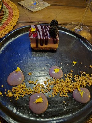 Blackberry-Cheesecake at CASA FLOW  in Ibiza