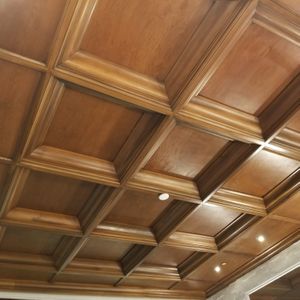 Amazing wood ceiling inside the restaurant. at Tabla Indian - Winter Park in Winter Park