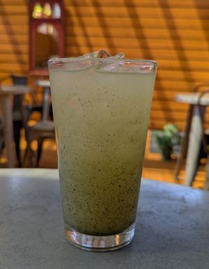 mint lemonade at Shami Cafe in Portland