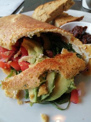 Veggie Wrap. at Free Food in Johannesburg