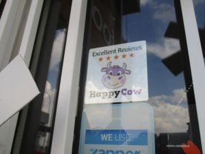 The Cow is in town :) at Free Food in Johannesburg