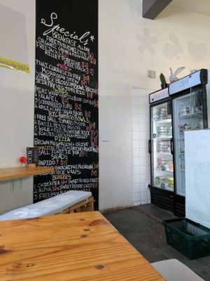 menu, not very descriptive at Free Food in Johannesburg