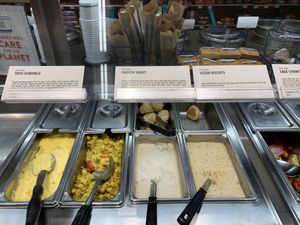 Scramble, biscuits, and gravy  at PCC Community Markets - Fremont in Seattle