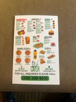   at Mike's Vegan Grill in Winston-salem