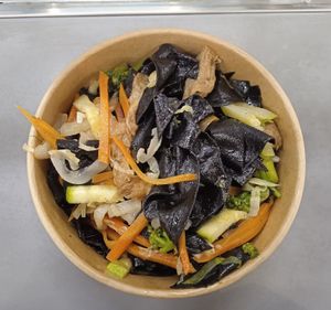 Charcoal detox tsuivan at Foody - Emart Khan-Uul District in Ulaanbaatar