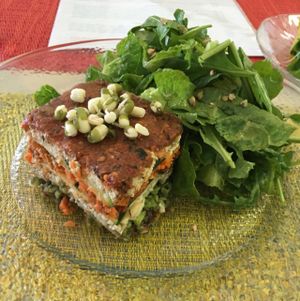 lasagne  at Beauty of Sprouts in Sarasota