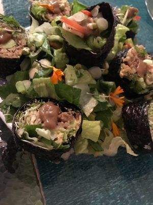 Delicious Vegan food oil free upon request.  at Beauty of Sprouts in Sarasota