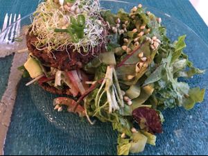 Burger at Beauty of Sprouts in Sarasota