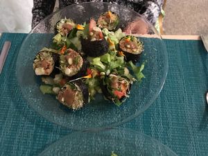 Delicious Vegan food oil free upon request.  at Beauty of Sprouts in Sarasota